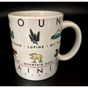 Luke-a-Tuke Mount Rainier Expressions Ceramic Mug All Over Design 12oz